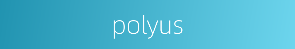 polyus的同义词