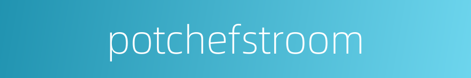 potchefstroom的同义词
