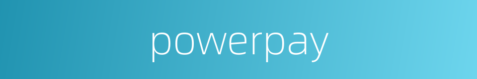 powerpay的同义词