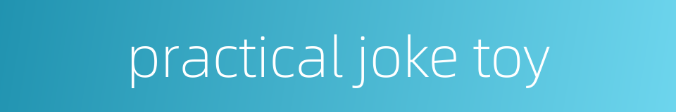 practical joke toy的同义词