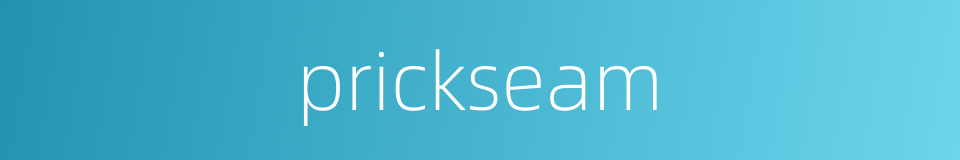 prickseam的同义词