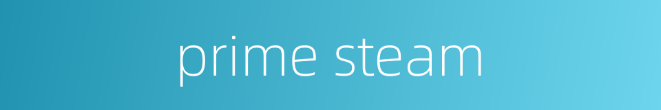 prime steam的同义词