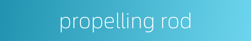 propelling rod的同义词