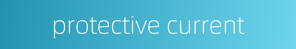 protective current的同义词