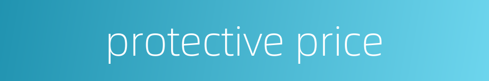 protective price的同义词