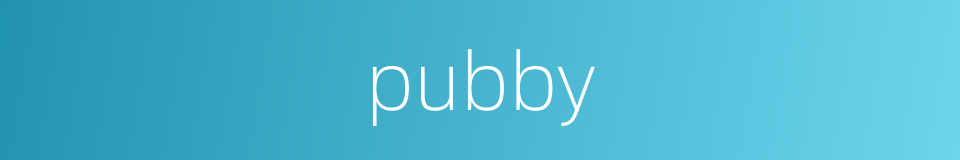 pubby的同义词