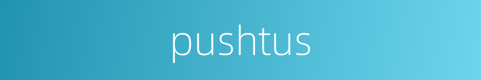 pushtus的同义词