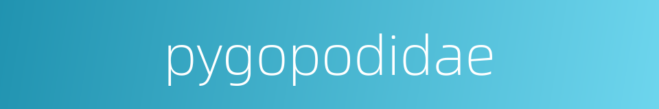 pygopodidae的同义词