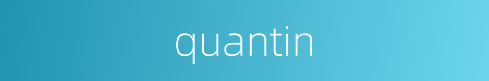 quantin的同义词