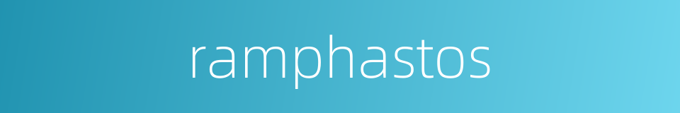 ramphastos的同义词