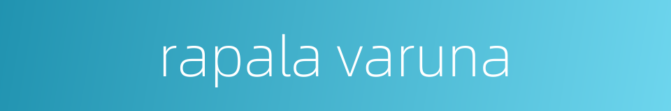 rapala varuna的同义词