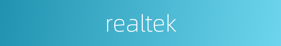 realtek的同义词