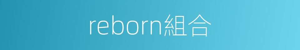 reborn組合的同義詞
