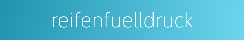 reifenfuelldruck的同义词