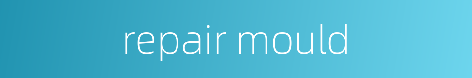 repair mould的同义词