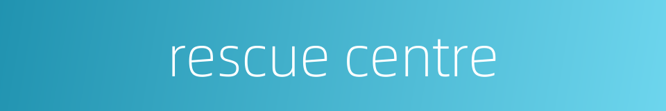 rescue centre的同义词