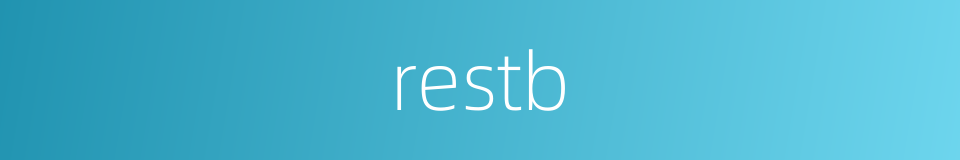 restb的同义词