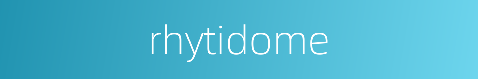rhytidome的同义词