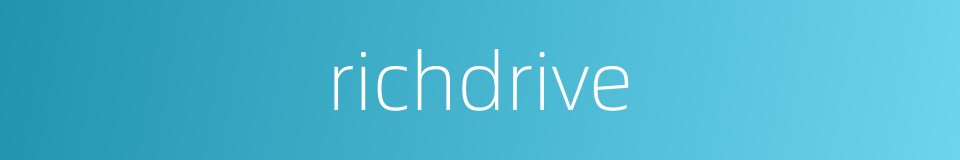 richdrive的同义词