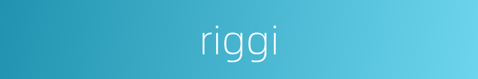 riggi的同义词