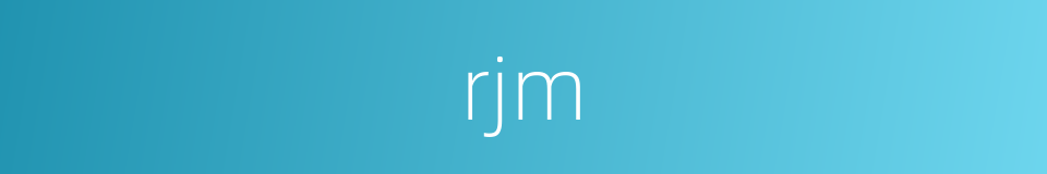 rjm的同义词