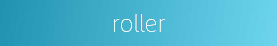 roller的意思