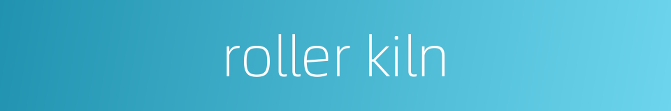 roller kiln的同义词