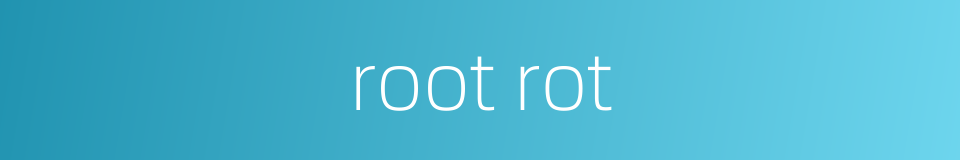 root rot的同义词