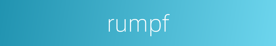 rumpf的同义词