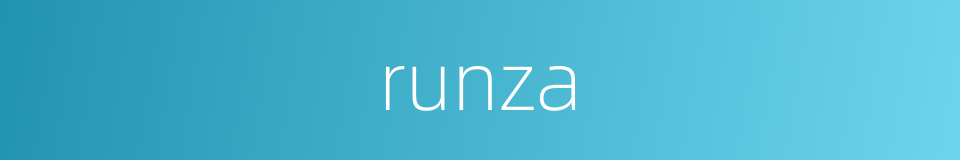runza的同义词