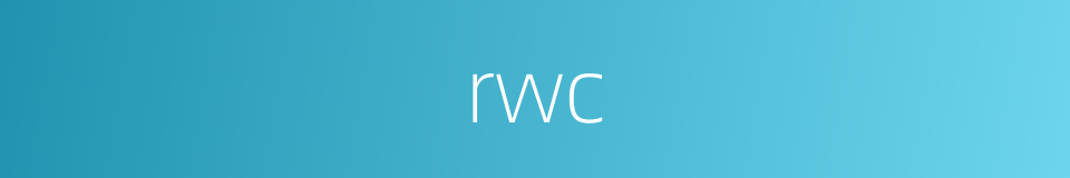 rwc的同义词