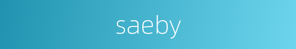 saeby的同义词
