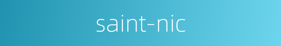 saint-nic的同义词