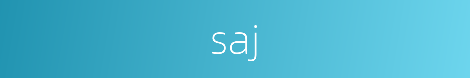 saj的同义词
