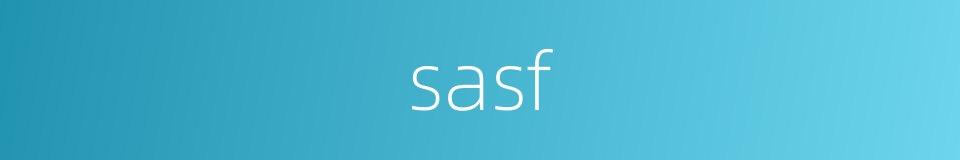 sasf的同义词