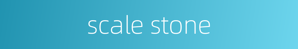 scale stone的同义词