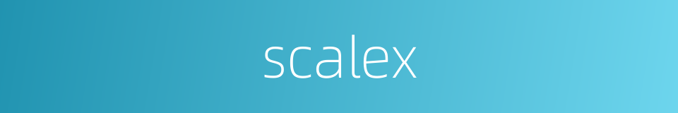scalex的同义词
