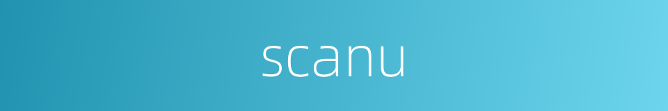 scanu的同义词