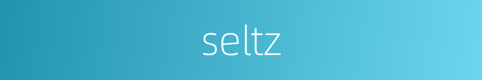 seltz的同义词