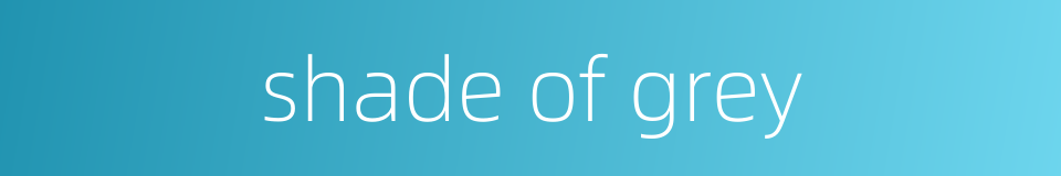 shade of grey的同义词