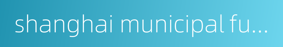 shanghai municipal futures industry association的同义词