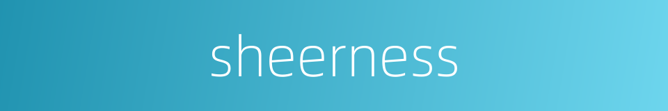 sheerness的同义词