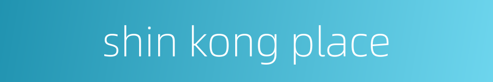 shin kong place的同义词