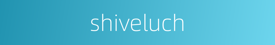 shiveluch的同义词