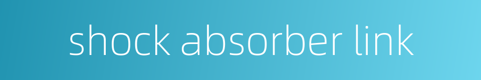 shock absorber link的同义词