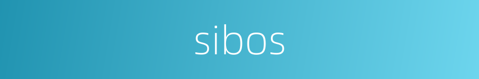 sibos的同义词