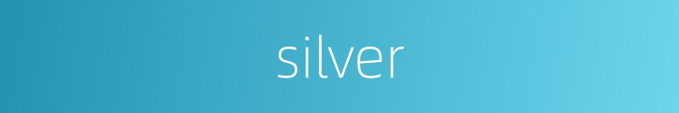 silver的同义词