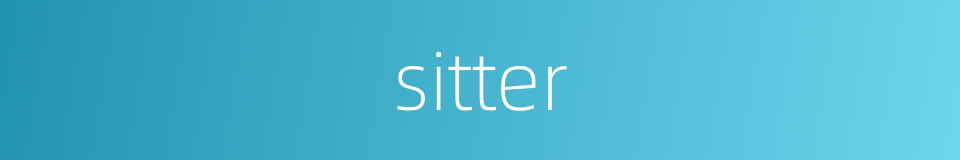 sitter的同义词