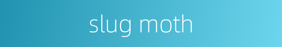 slug moth的同义词