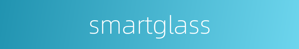 smartglass的同义词